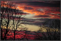 Abendhimmel im April