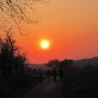 Abendhimmel im Bergischen Land