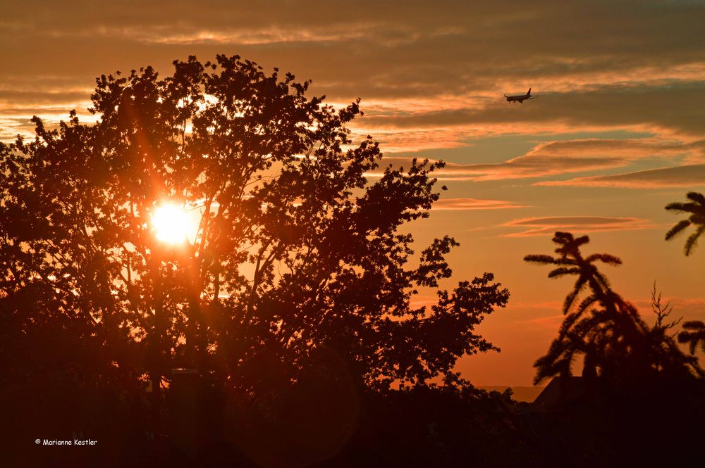 Abendhimmel im September