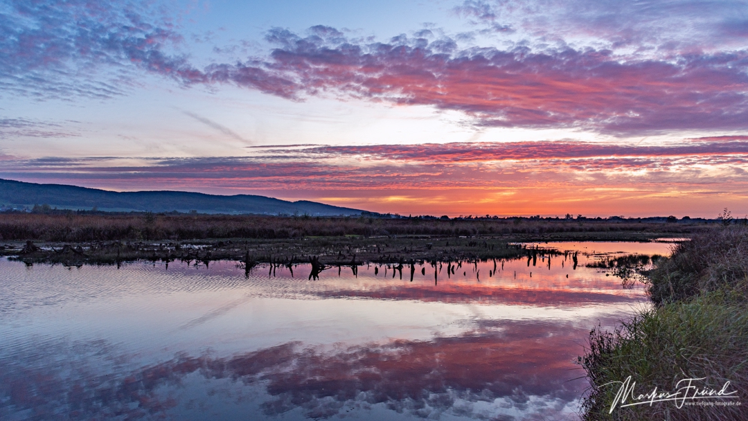 Abendhimmel im Torfmoor