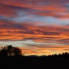 Abendhimmel im Voralpenland