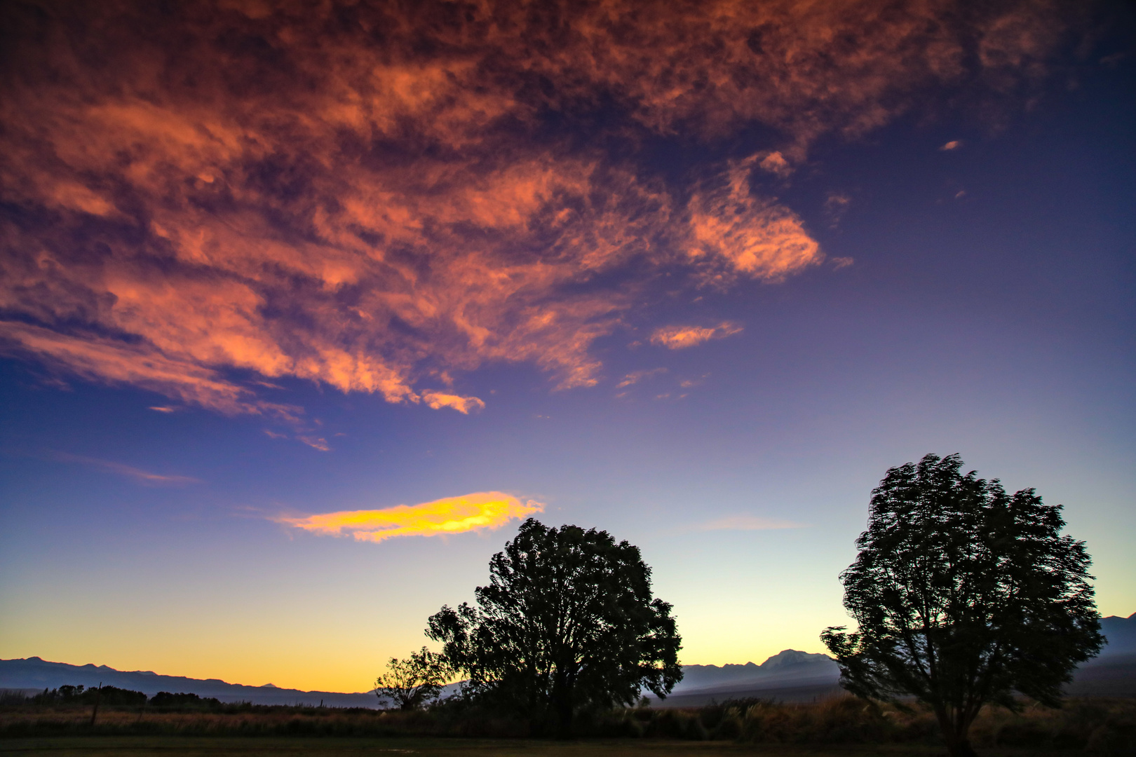 Abendhimmel in Barreal