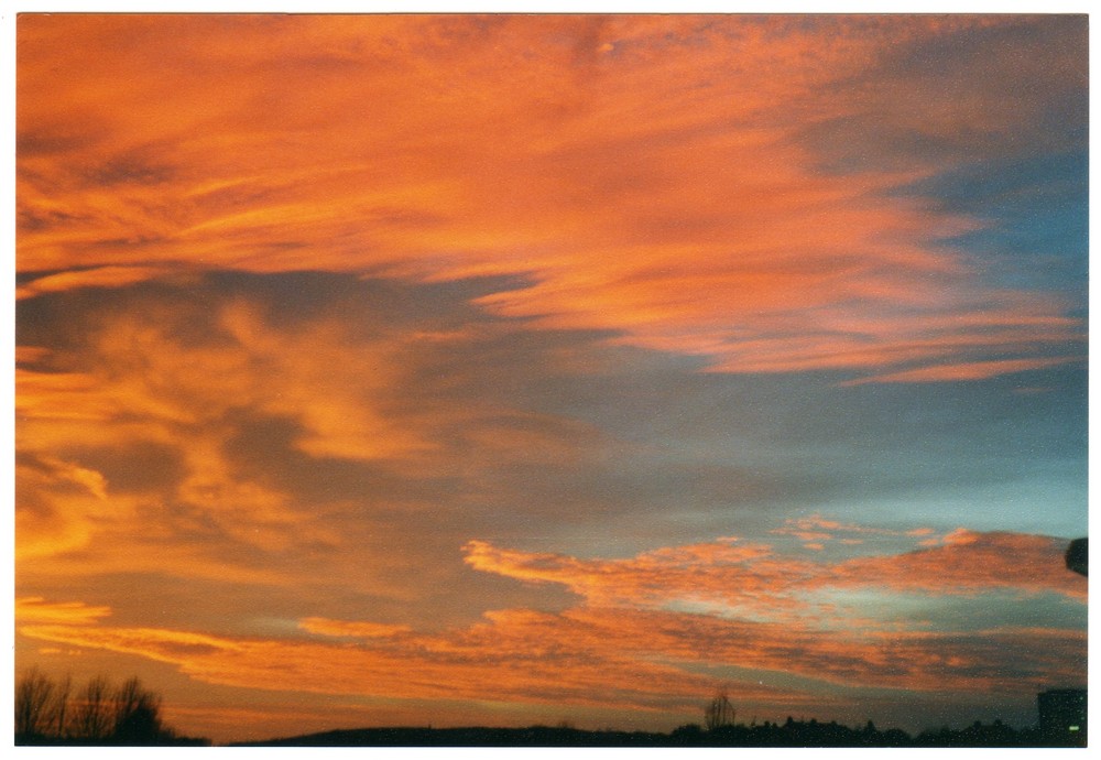 Abendhimmel in Chemnitz 2000 / 3