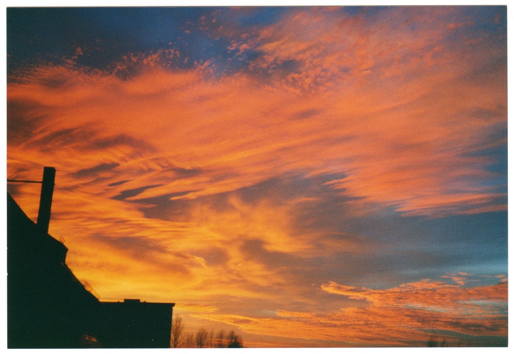 Abendhimmel in Chemnitz 2000 / 5