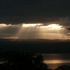 Abendhimmel in der Lodge