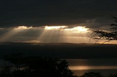 Abendhimmel in der Lodge