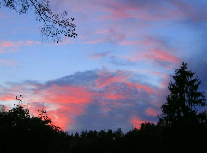 Abendhimmel in der Mark von Walter Michael Neukirchen