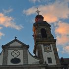 Abendhimmel in Hachenburg