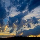 Abendhimmel in Nordhessen