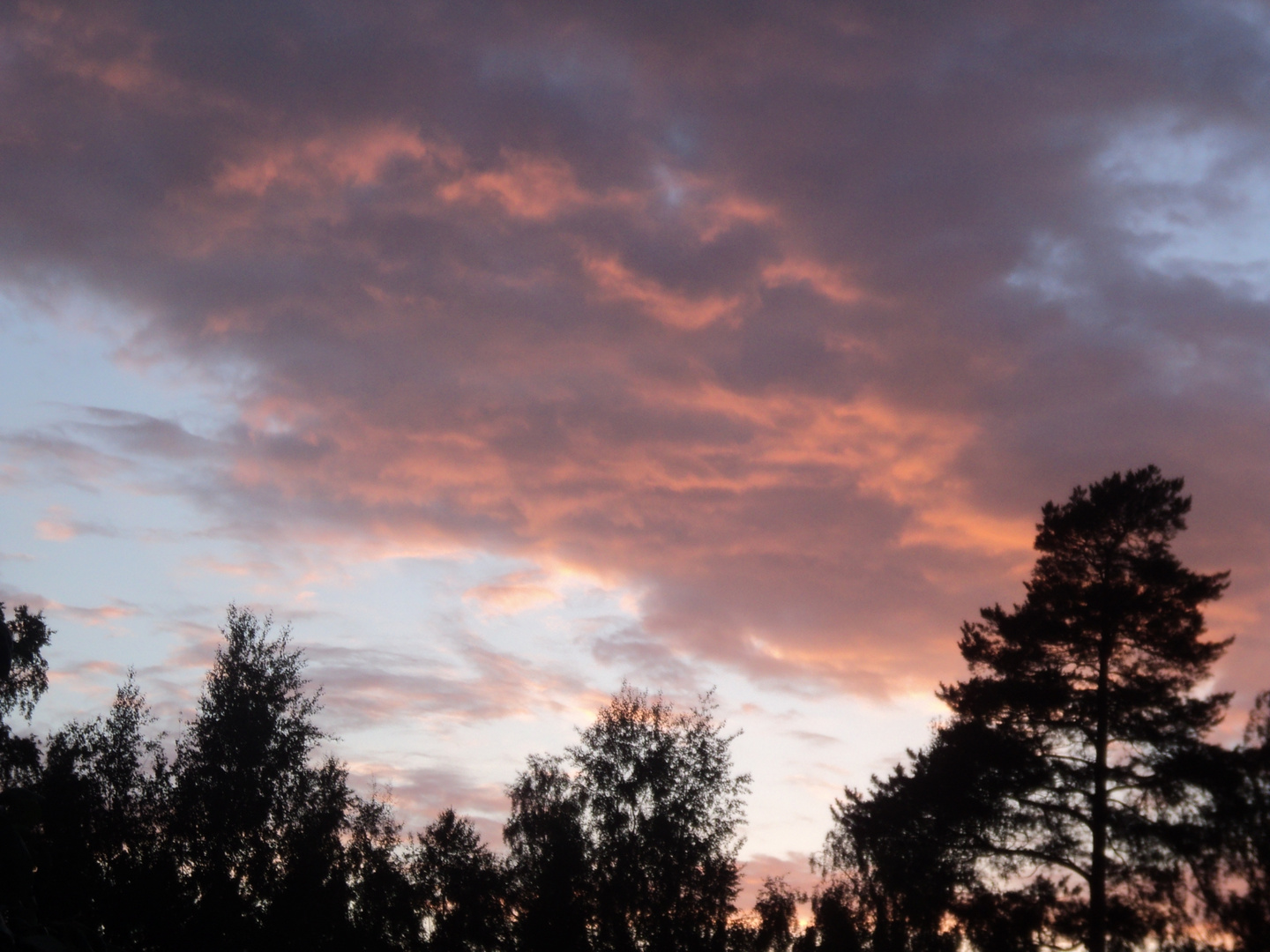 Abendhimmel in Schweden