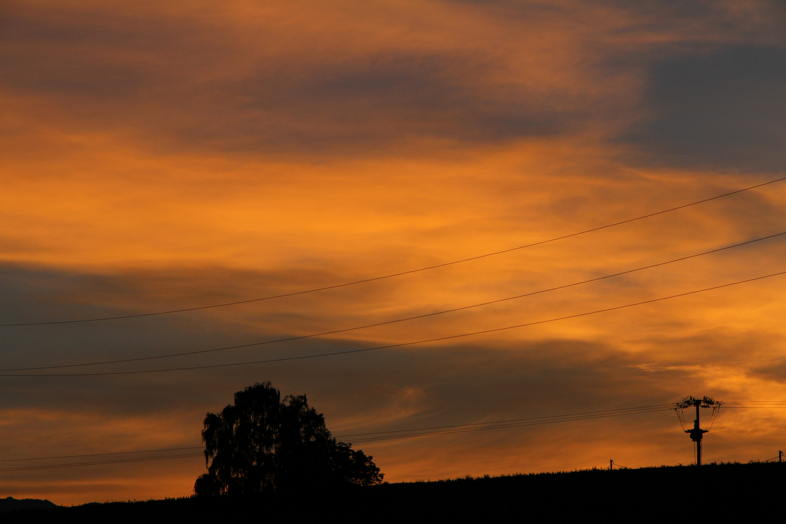 Abendhimmel in Südtirol