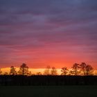 Abendhimmel kurz nach Sonnenuntergang 