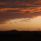 Abendhimmel kurz vor Sonnenuntergang