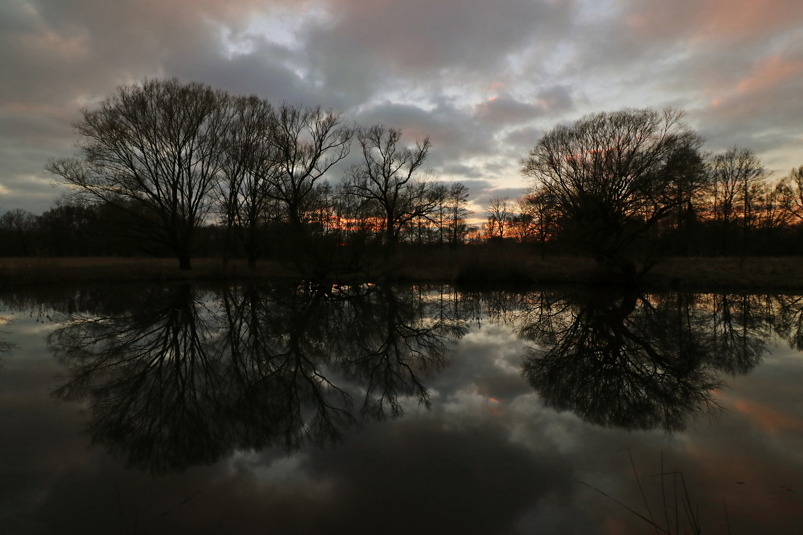 Abendhimmel mit Wolken