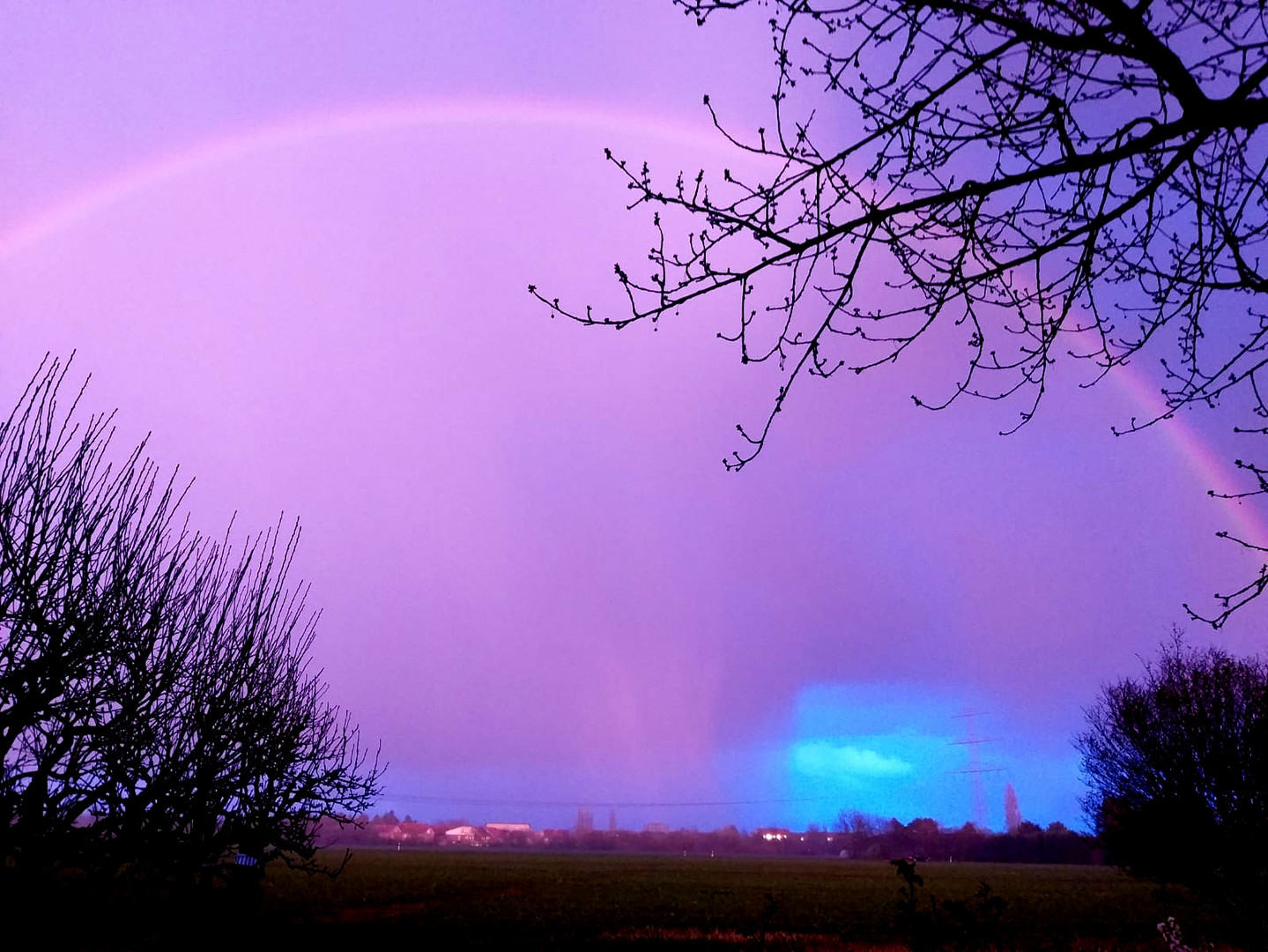 Abendhimmel nach dem Gewitter 