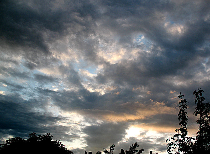 Abendhimmel nach einem Gewitter