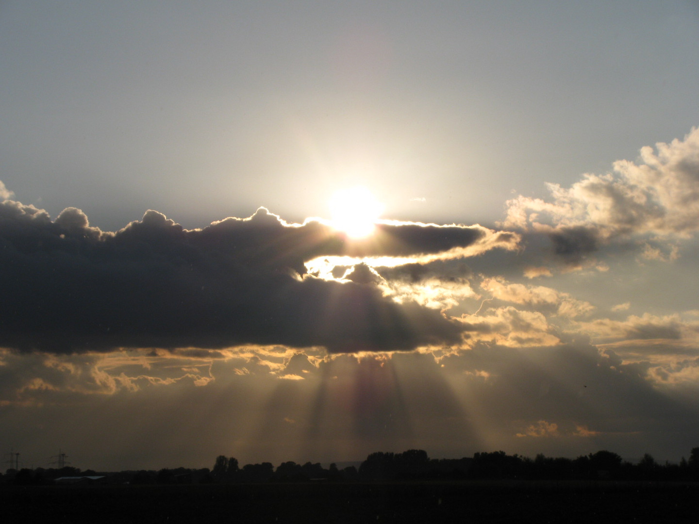 Abendhimmel nach Platzregen