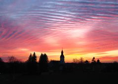 Abendhimmel Oberlausitz