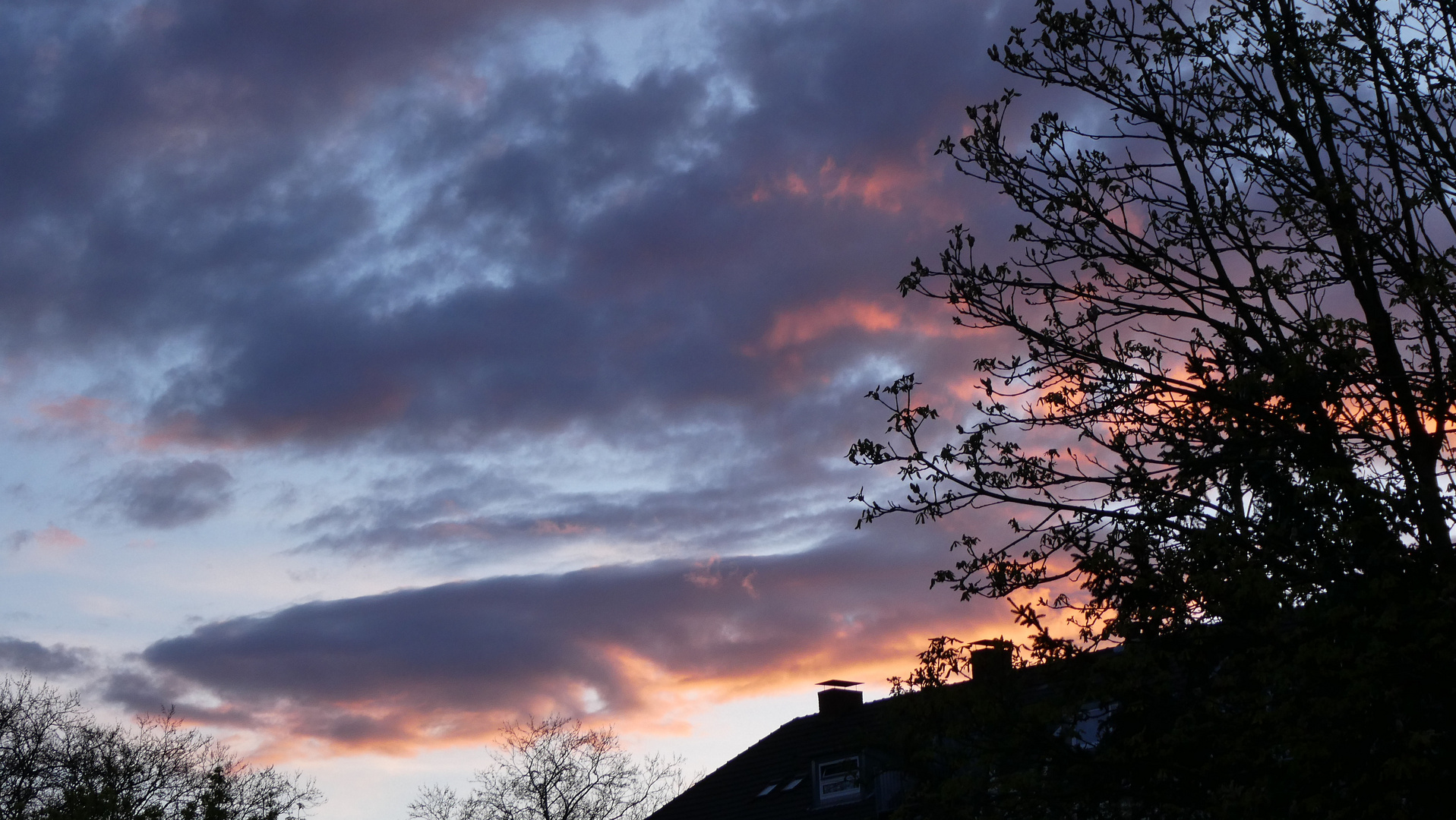 Abendhimmel Ostermontag 2024