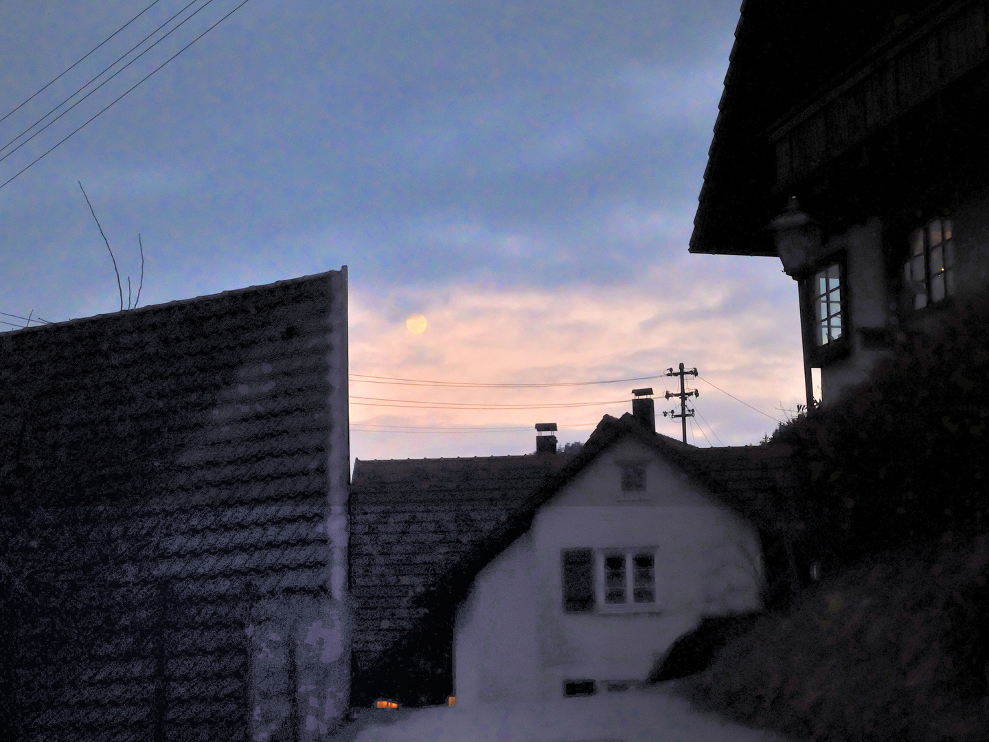 Abendhimmel /Schiltach im Schwarzwald