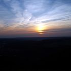 Abendhimmel: Sonnenuntergang über Hohenlimburg