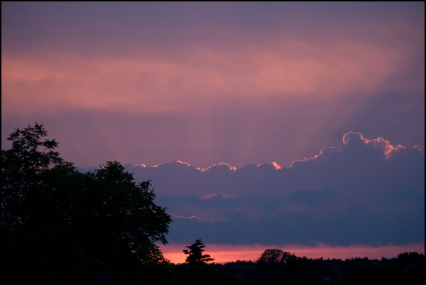 Abendhimmel Storkow