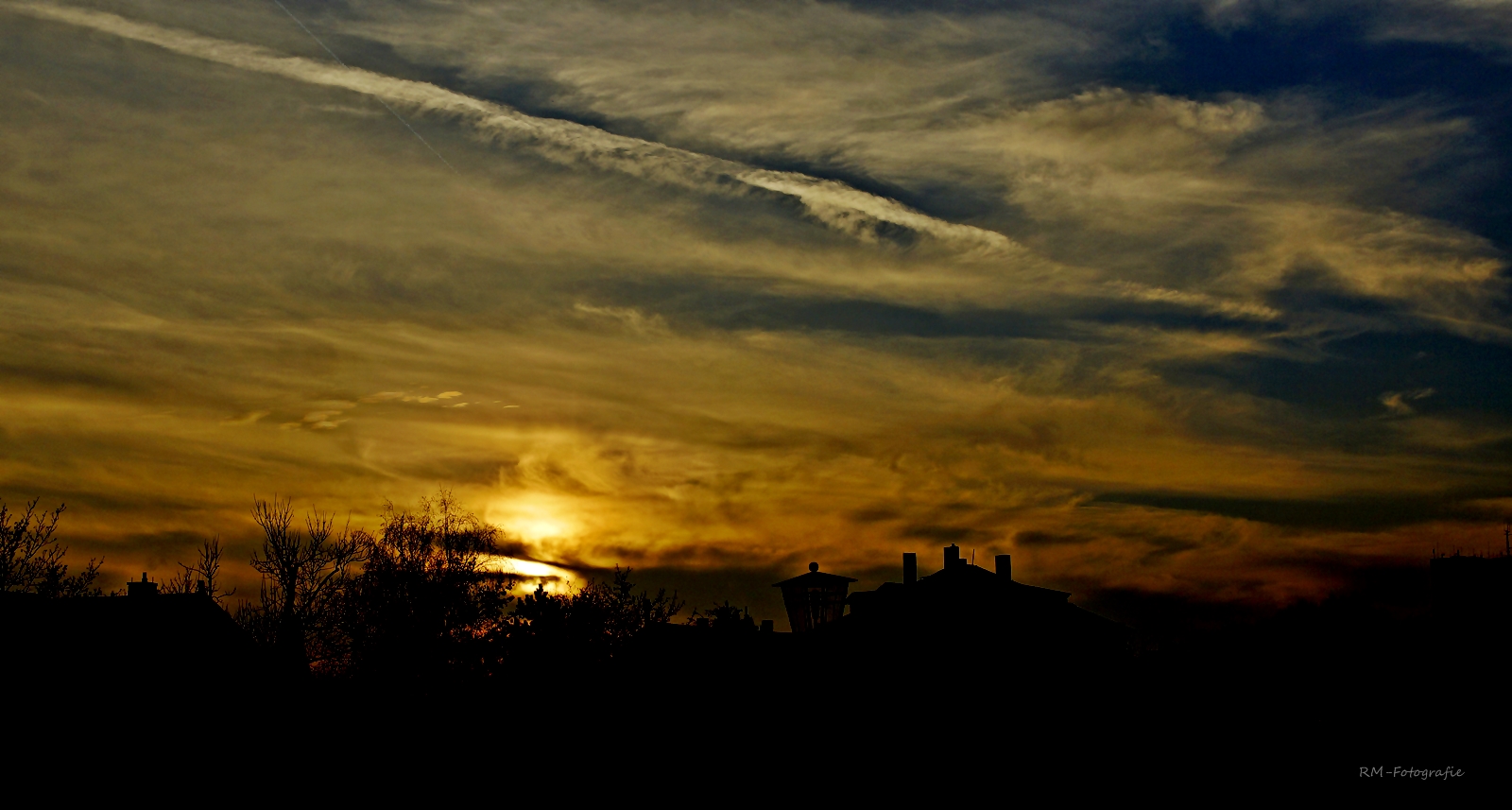 Abendhimmel über...