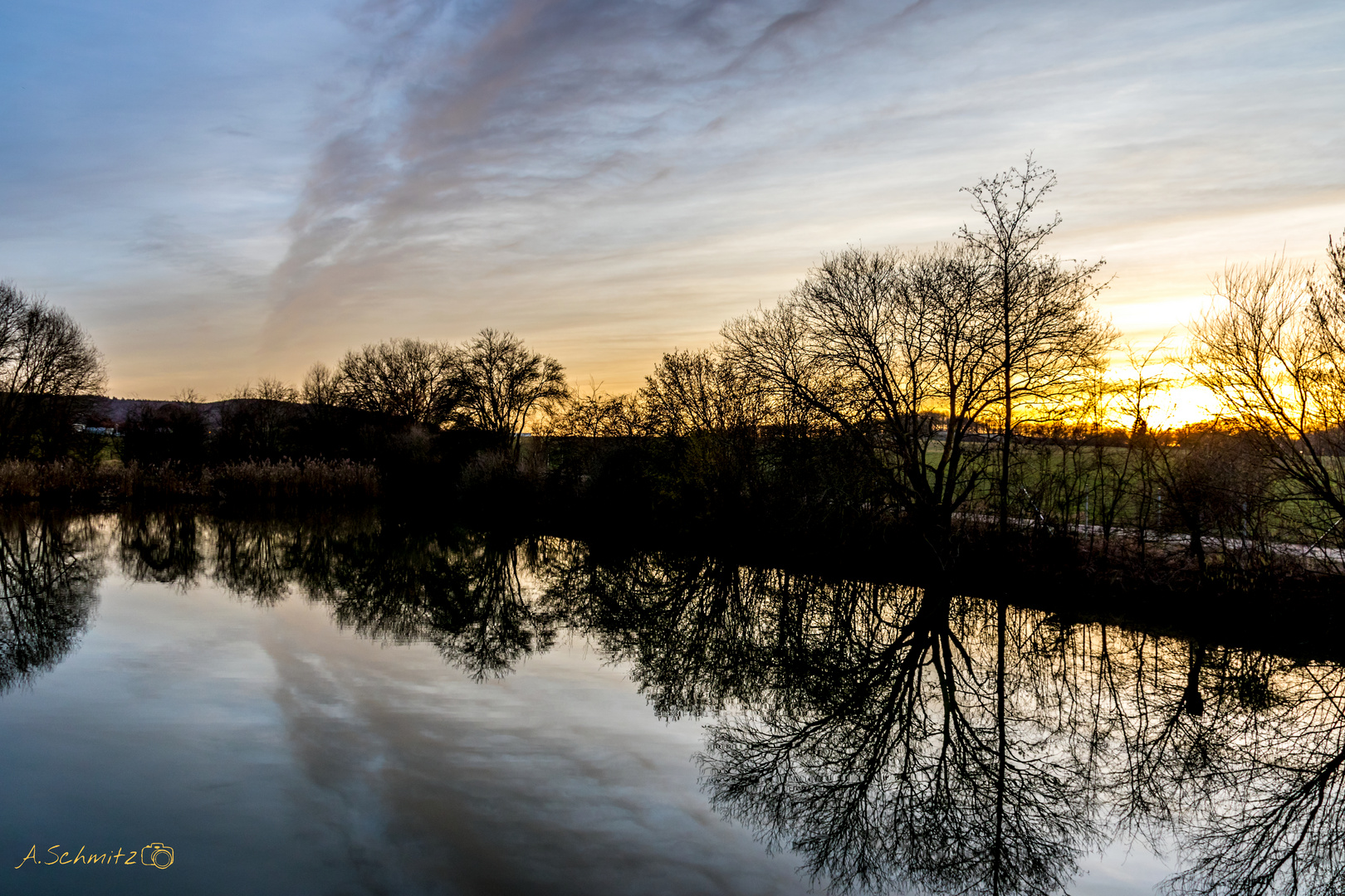 Abendhimmel über Aachen