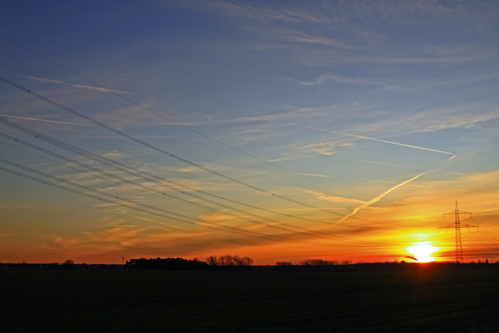 Abendhimmel über Berlin