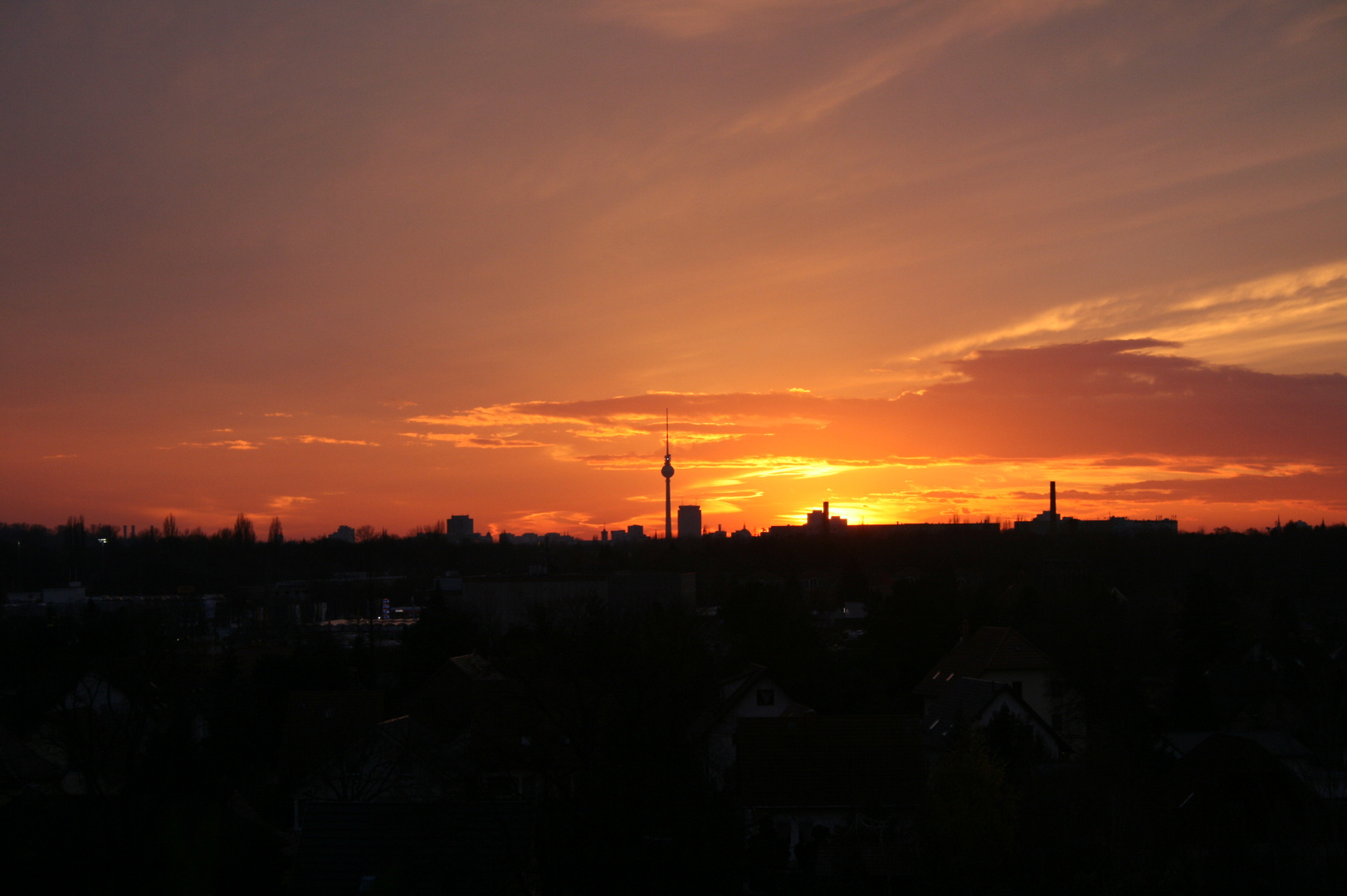 Abendhimmel über Berlin