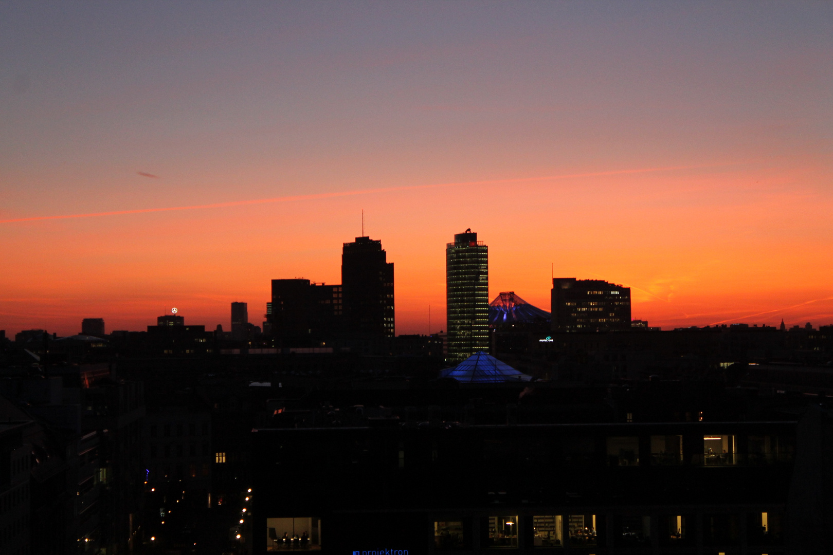 Abendhimmel über Berlin