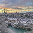 Abendhimmel über Bern