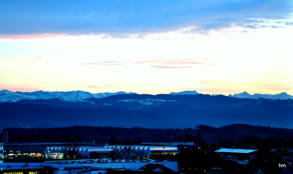 Abendhimmel über Betonia