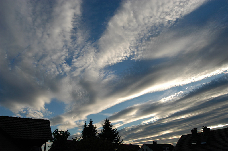 Abendhimmel über Bielefeld (2)