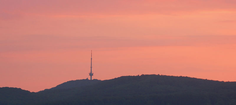 abendhimmel über bielefeld