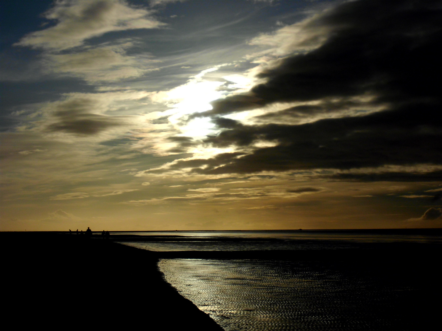 Abendhimmel über Cuxhaven