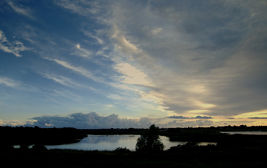 Abendhimmel über Dänemark - 1