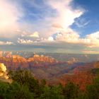 Abendhimmel über dem North Rim Grand Canyon NP