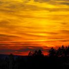 Abendhimmel über dem Sauerland...