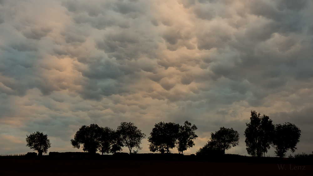 Abendhimmel über dem Taunus