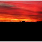 Abendhimmel über dem Westerhever Leuchtturm