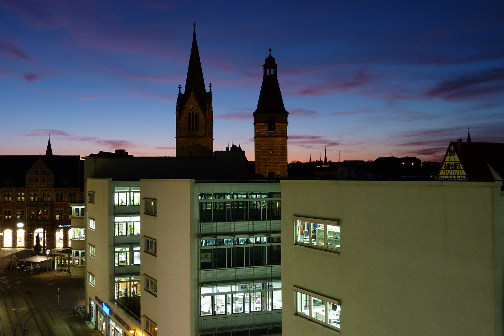 Abendhimmel über der Altstadt...