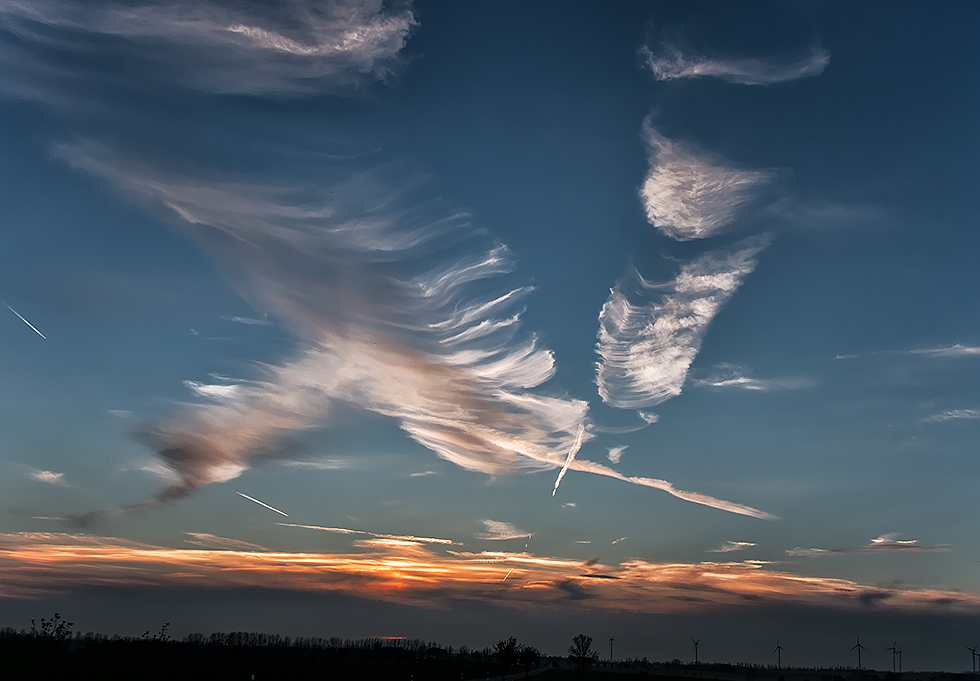 Abendhimmel über der Börde...