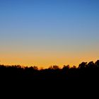 Abendhimmel über der Heide