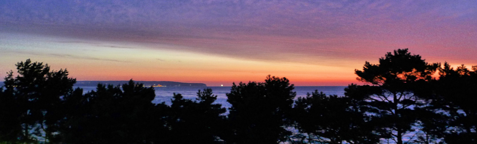 Abendhimmel über der Ostsee