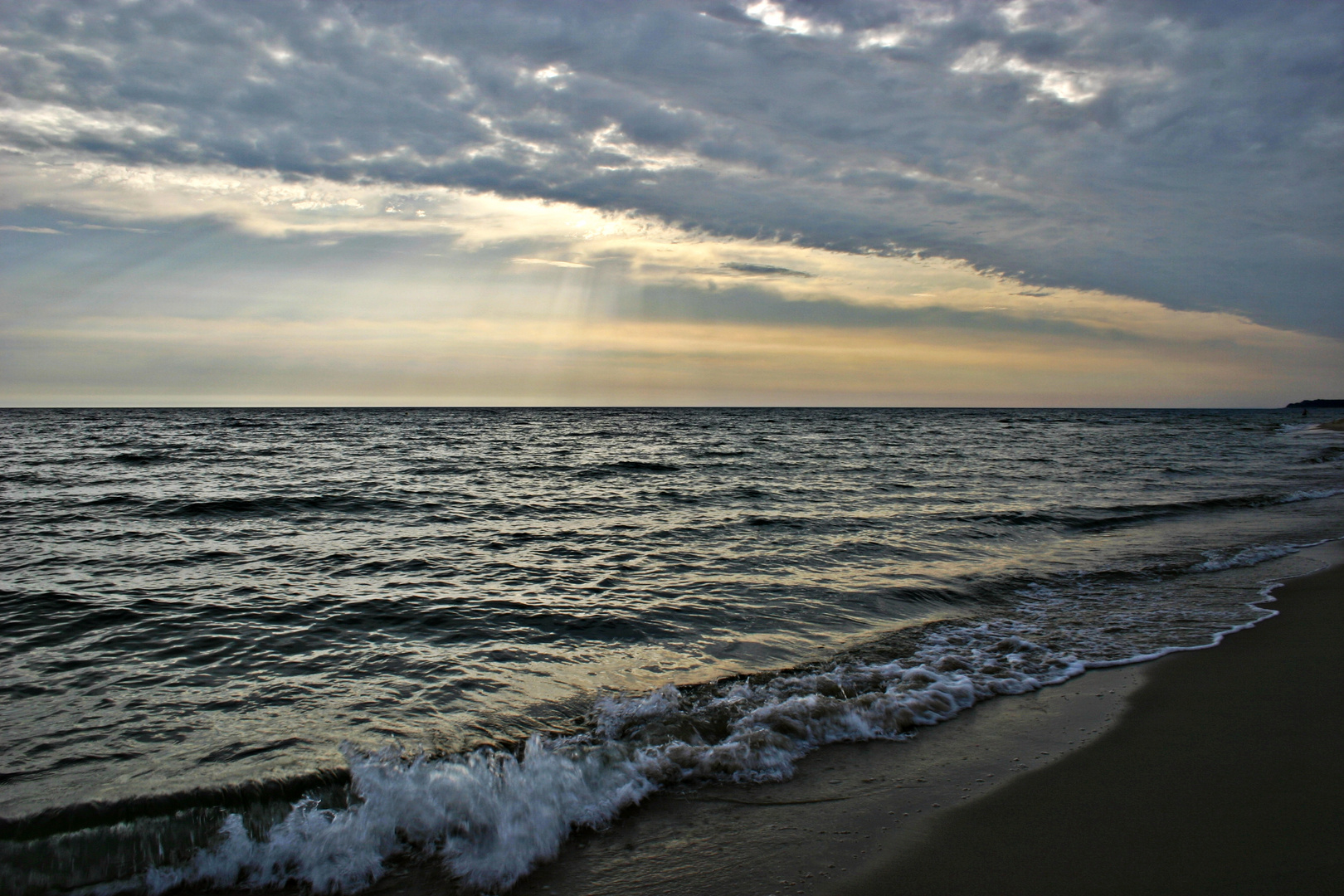 Abendhimmel über der Ostsee