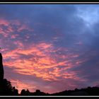 Abendhimmel über der Sächsischen Schweiz