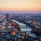 Abendhimmel über Frankfurt