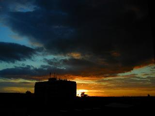 Abendhimmel über Gotha