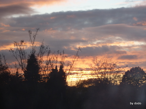 Abendhimmel über Hattingen